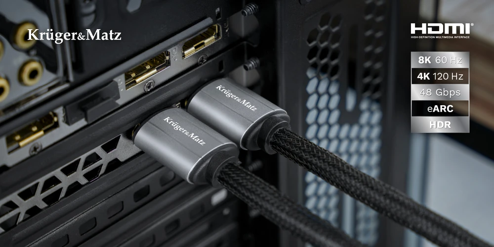 HDMI-HDMI 2.1 8K laidas 3 m Kruger & Matz