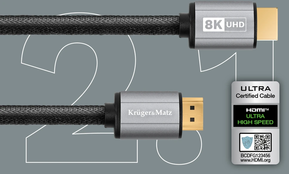 HDMI-HDMI 2.1 8K laidas 3 m Kruger & Matz