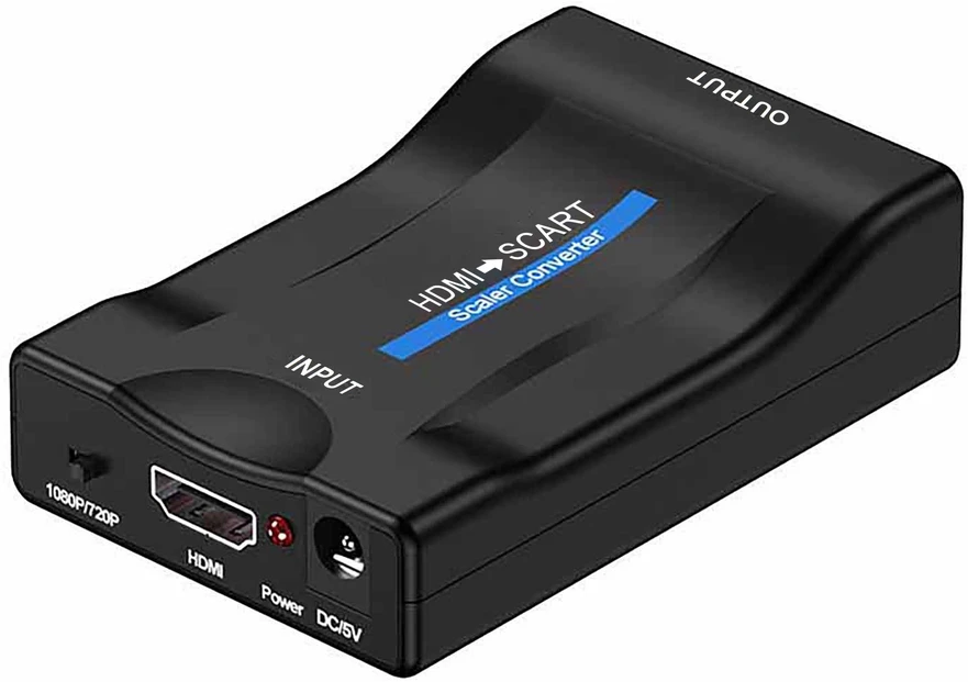 Retoo HDMI į Scart keitiklio adapteris, signalo adapteris, Euro AV jungtis, Euro FHD -E281