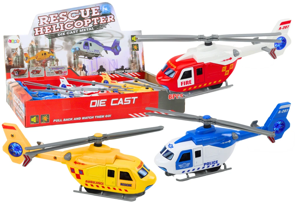 Lean Toys Policijos, Priešgaisrinės ir Gelbėjimo Tarnybų Sraigtasparnis