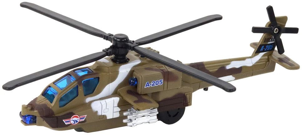 Lean Toys Kariniai sraigtasparniai su šviesomis ir garsais
