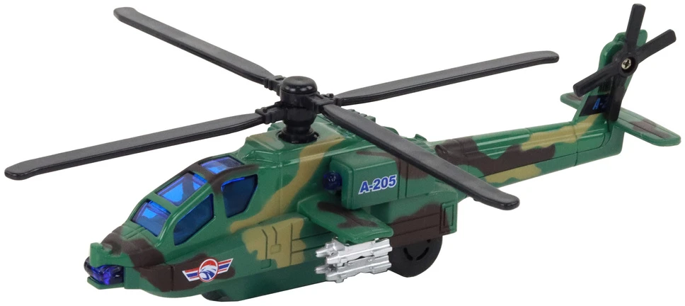 Lean Toys Kariniai sraigtasparniai su šviesomis ir garsais