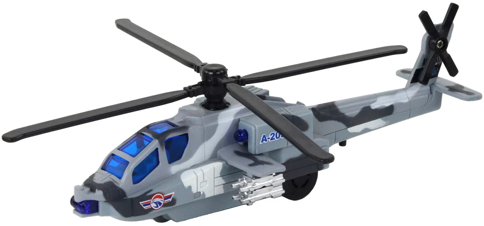 Lean Toys Kariniai sraigtasparniai su šviesomis ir garsais