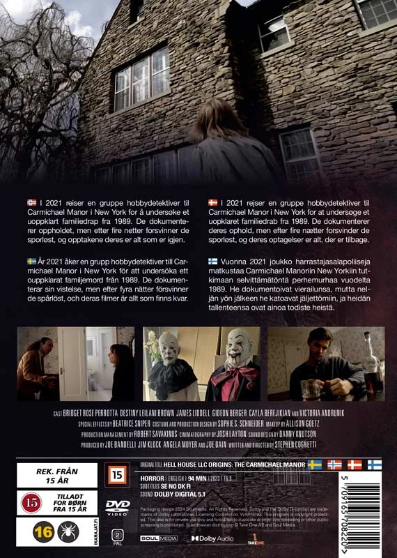 „Hell House LLC Origins: The Carmichael Manor“ DVD