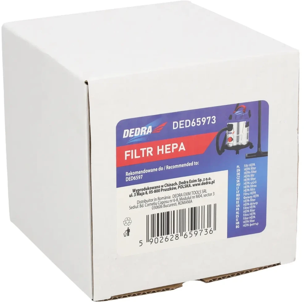 Dedra HEPA filtras, skirtas DED6597