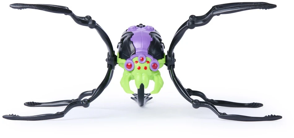 Hex Bots Šešiakampiai robotai – Skitter robotas – violetinė / žalia