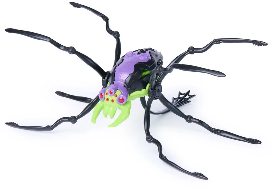 Hex Bots Šešiakampiai robotai – Skitter robotas – violetinė / žalia