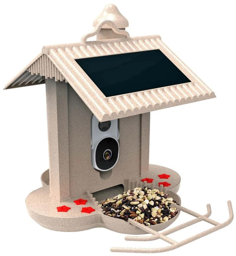 Hibirds „HiBird“ – išmanioji paukščių lesyklėlė su 1080HD kamera, „Wi-Fi“ ir dirbtinio intelekto atpažinimu – (HB-5543)
