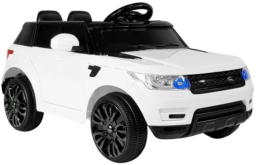 Lean Cars Dvivietis elektromobilis vaikams Lean Toys HL1638, baltas