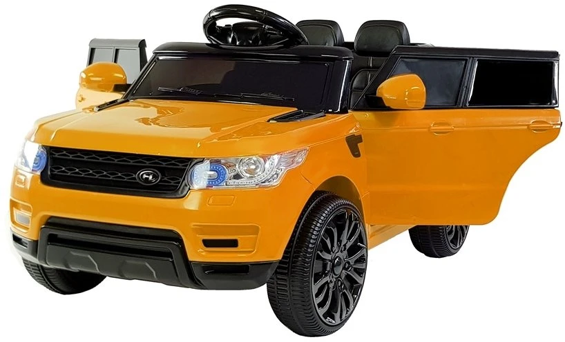 Lean Cars Dvivietis elektromobilis vaikams Lean Toys HL1638, oranžinis