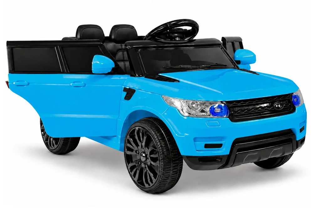 Lean Cars Dvivietis elektromobilis vaikams Lean Toys HL1638, mėlynas