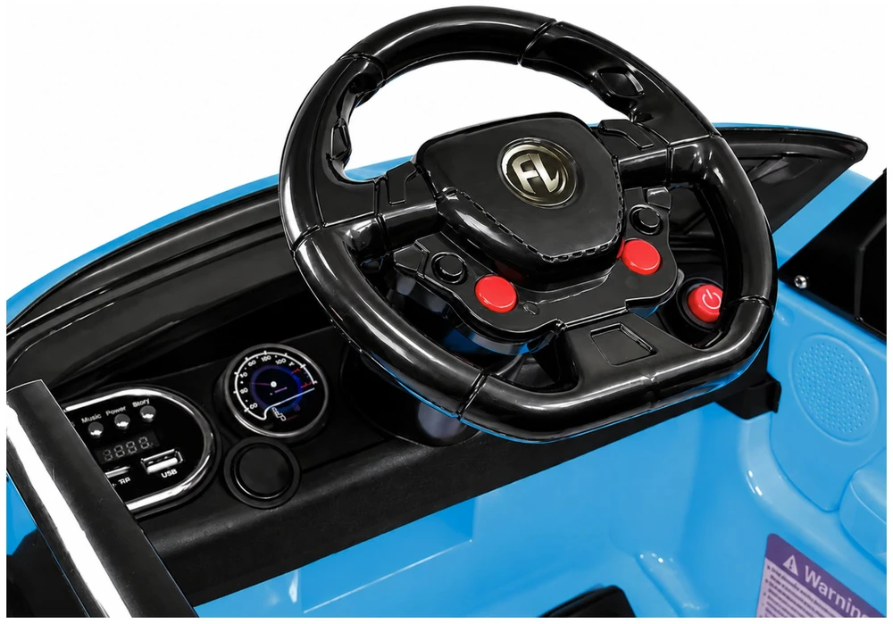 Lean Cars Dvivietis elektromobilis vaikams Lean Toys HL1638, mėlynas