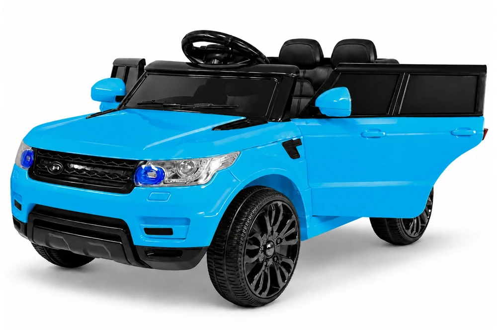Lean Cars Dvivietis elektromobilis vaikams Lean Toys HL1638, mėlynas