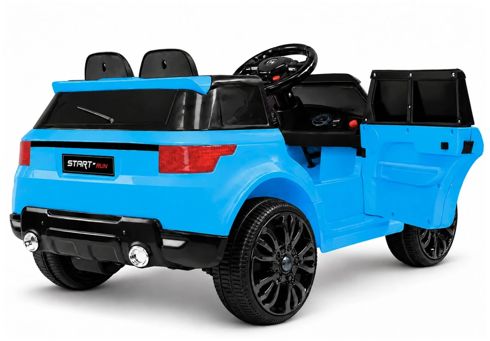 Lean Cars Dvivietis elektromobilis vaikams Lean Toys HL1638, mėlynas