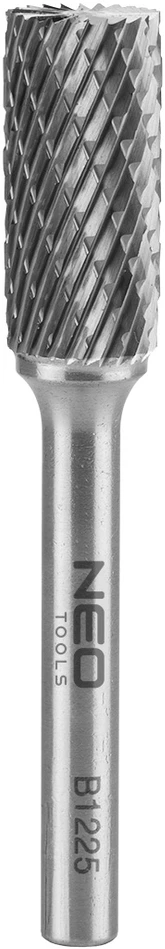 HM metalo freza, B tipo (cilindrinė su ašmenimis viršuje), 12 x 25 mm, kotas 6 x 45 mm