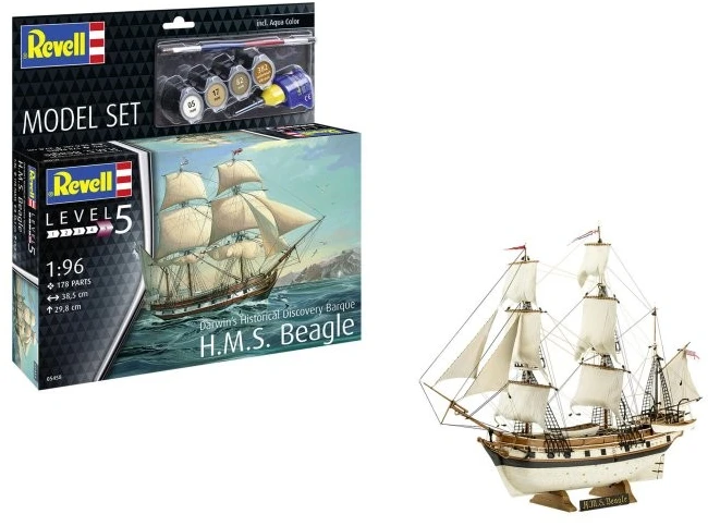 Revell HMS Beagle 1/96 surenkamas plastikinis laivo modelis