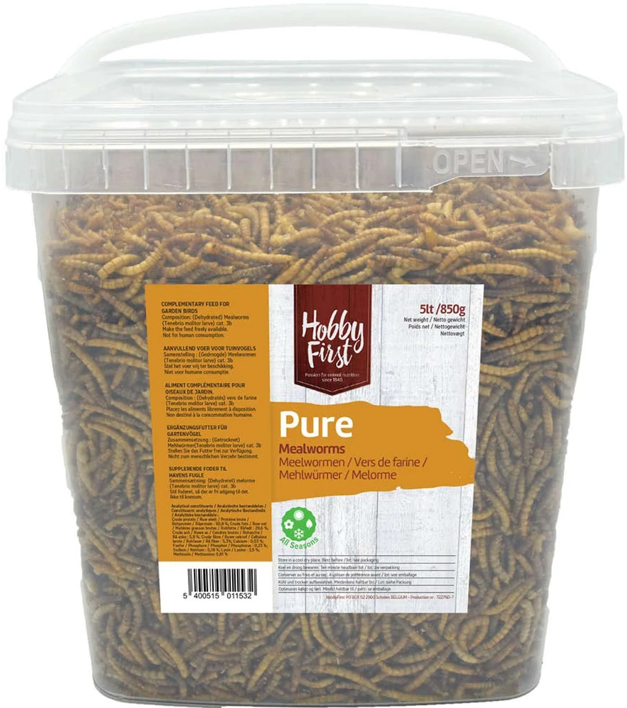 „Hobby First“ – gryni miltiniai sliekai – 850 g