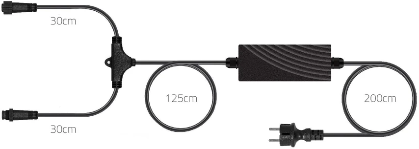 „Hombli“ – 100 W takelio / taškinio šviestuvo adapteris (ES)