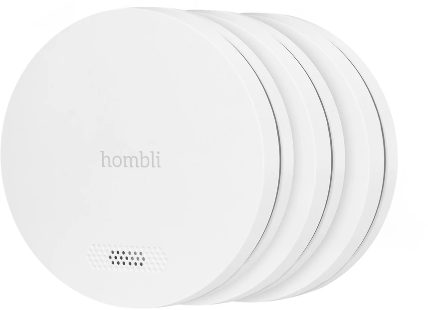 „Hombli“ – išmanusis dūmų detektorius, reklaminis rinkinys, 2+1, baltas