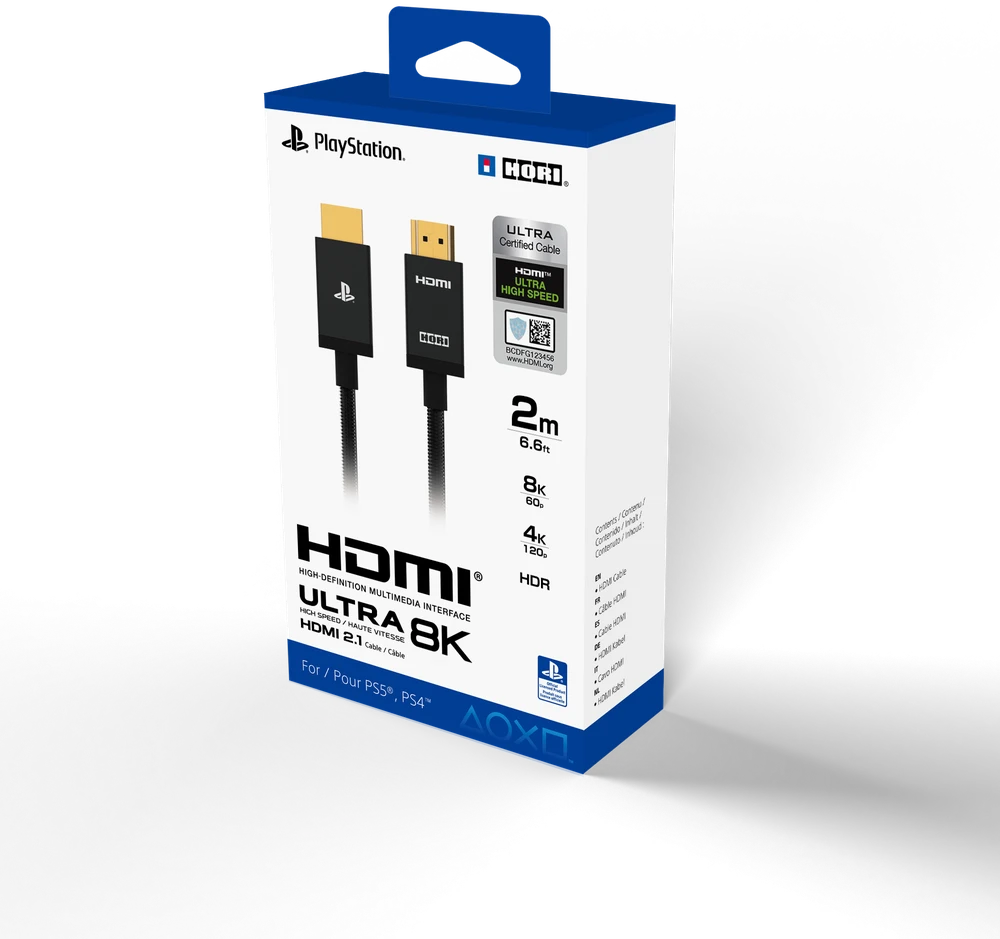 HORI 2 metrų itin greitas HDMI kabelis