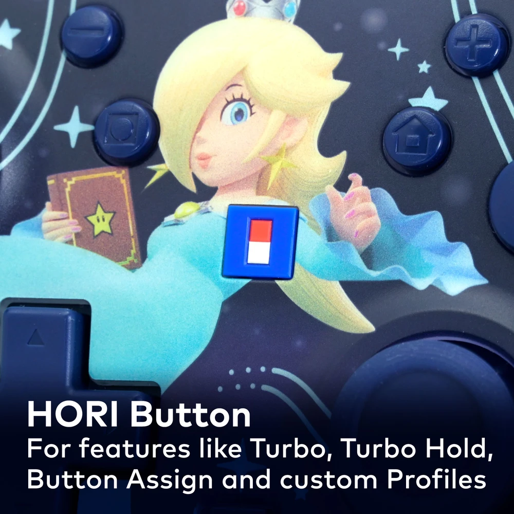 HORI - Belaidis „Horipad Turbo“ - „Universe Rosalina“ - „Nintendo Switch 2“ - violetinis