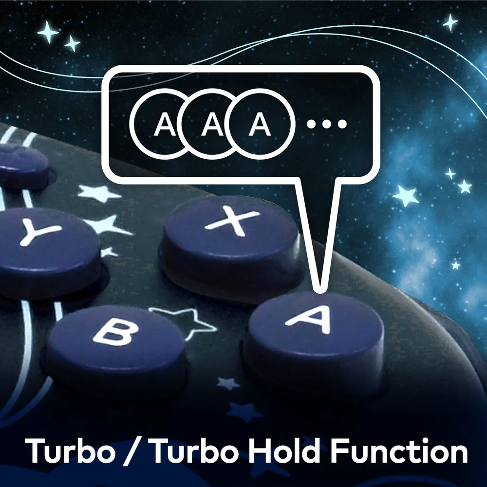HORI - Belaidis „Horipad Turbo“ - „Universe Rosalina“ - „Nintendo Switch 2“ - violetinis