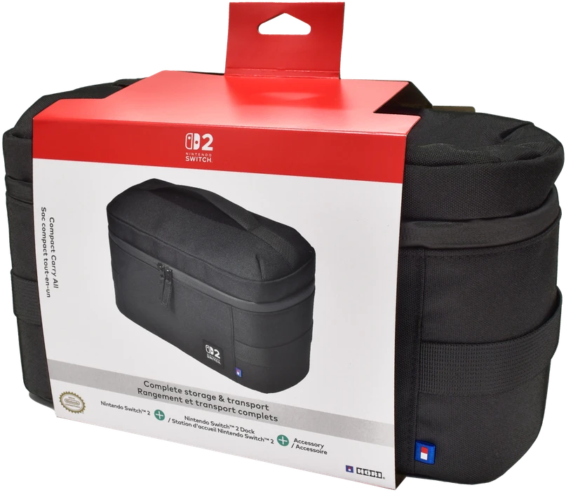 HORI - Compact Carry All - Juoda - Tamsiai pilka