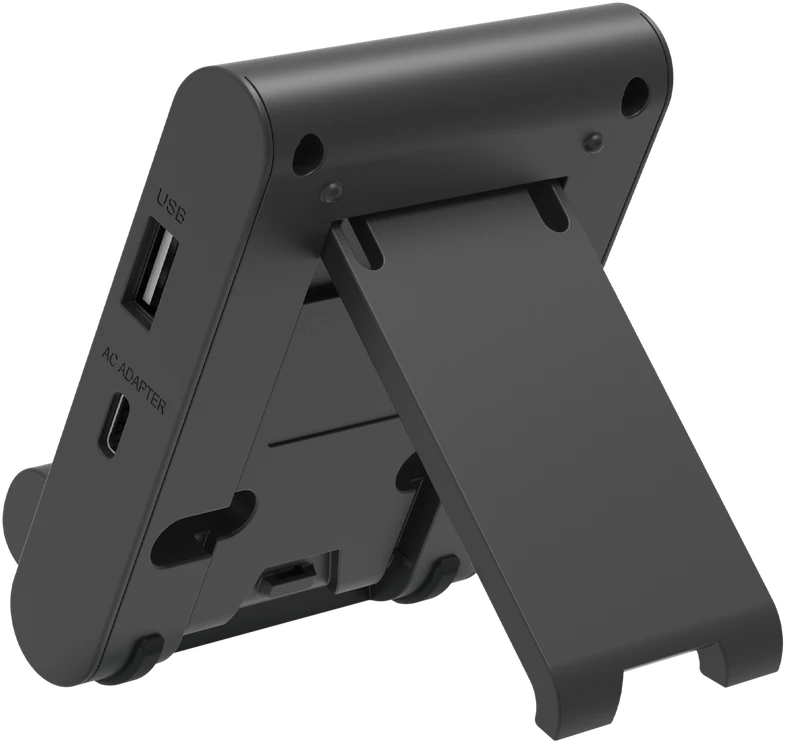 HORI - dvigubas USB „PlayStand“, skirtas „Nintendo Switch 2“ - tamsiai pilkas