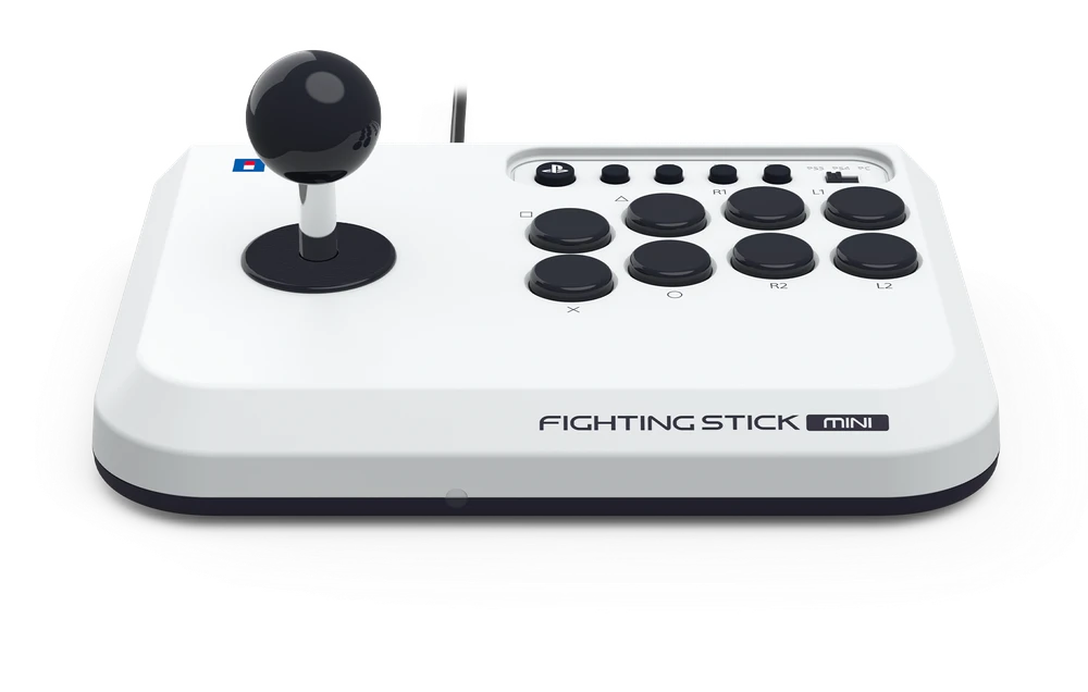 HORI – „Fighting Stick Mini“, skirta „PlayStation®5“ – balta – 8 x 6 colių