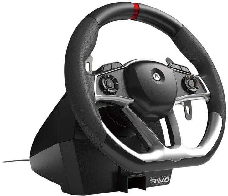 Hori Force Feedback DLX vairas + pedalai | XONE, XSX, kompiuteris