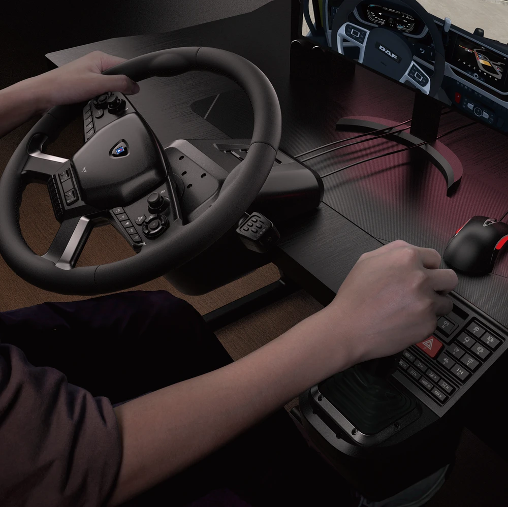 HORI PC jėgos grįžtamojo ryšio sunkvežimio valdymo sistema