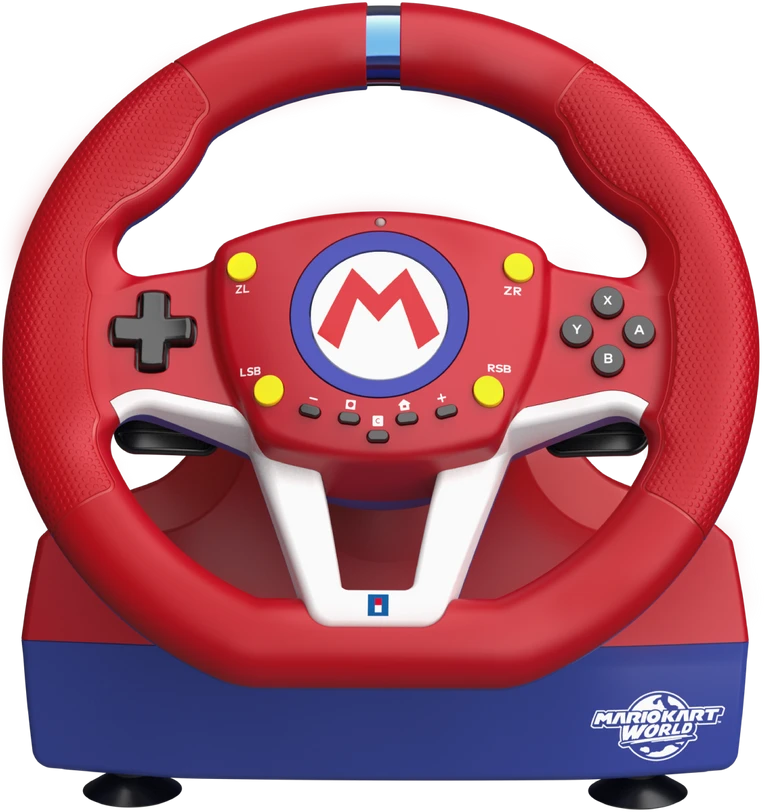 HORI - Mario Kart lenktyninis vairas Pro MINI - raudonas - Switch 2