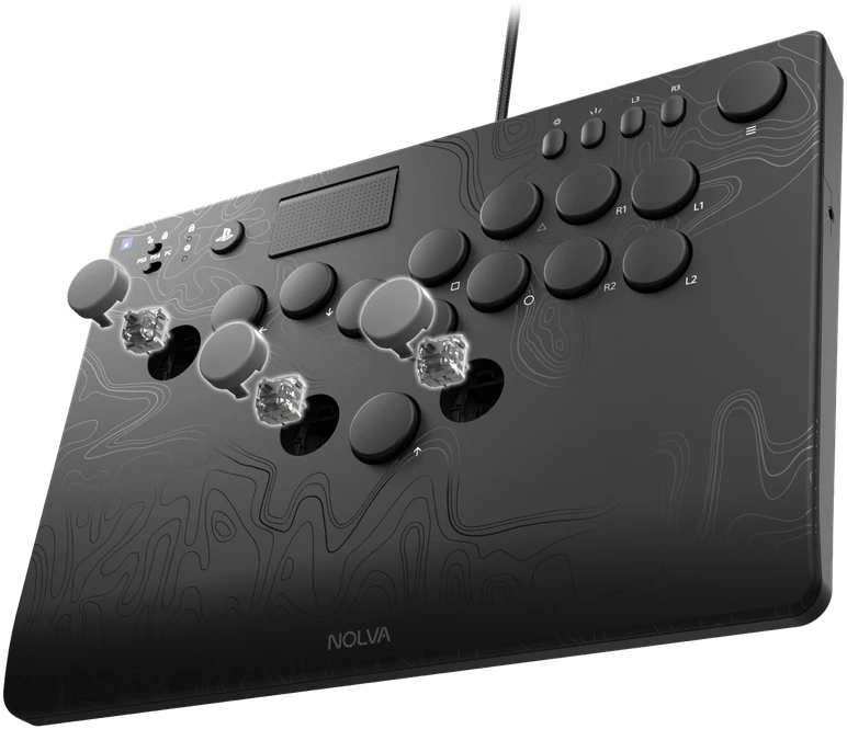HORI - NOLVA mechaninis visų mygtukų arkadinis valdiklis - PlayStation 5