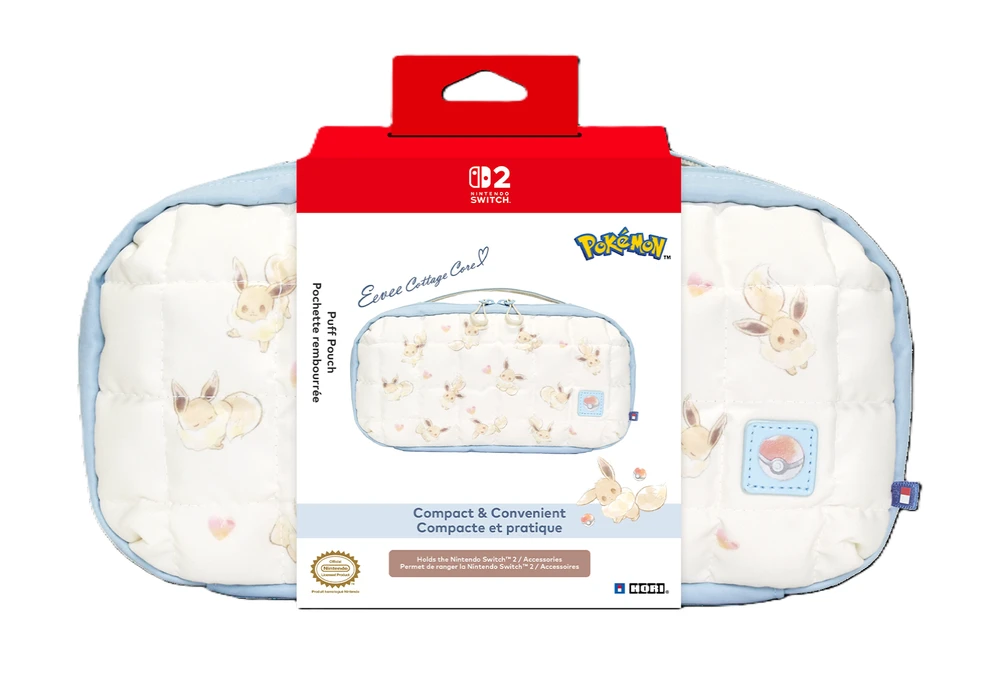 HORI - Puff Maišelis Switch 2 (Eevee Cottage Core) - Mėlynas - Vidutinio dydžio