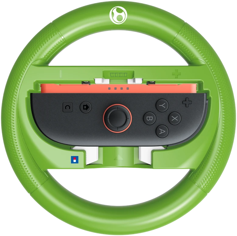 HORI - Lenktynių vairo tvirtinimo rinkinys, skirtas „Switch 2“ (Yoshi) - Žalias