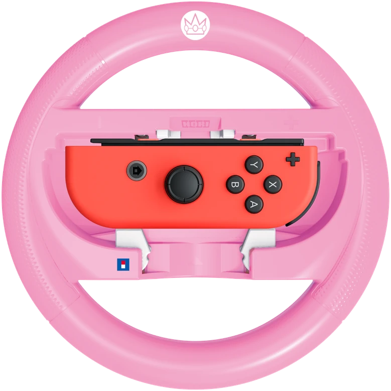 HORI vairo tvirtinimo rinkinys, skirtas „Switch 2“ – persikų spalvos – didelis