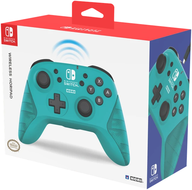 HORI - Belaidis HORIPAD - Žalsvai mėlynas - Jungiklis/Switch 2