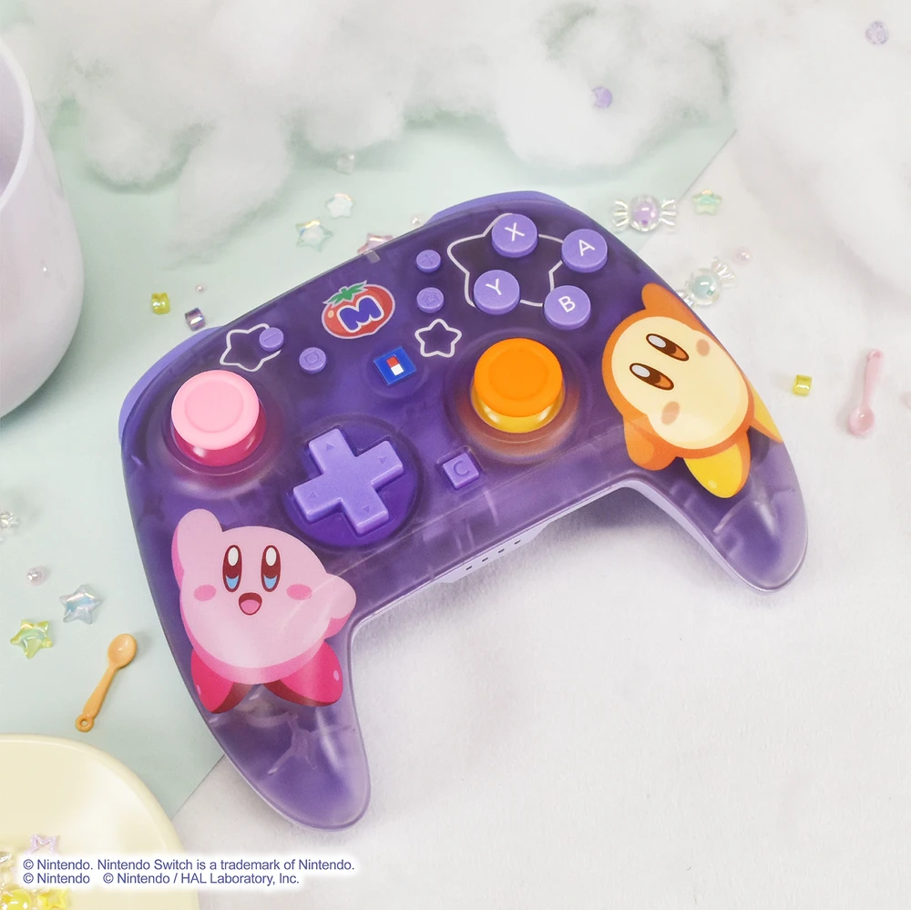 HORI - Belaidis HORIPAD Turbo, skirtas Nintendo Switch 2 (Kirby ir Waddle Dee) - Violetinė