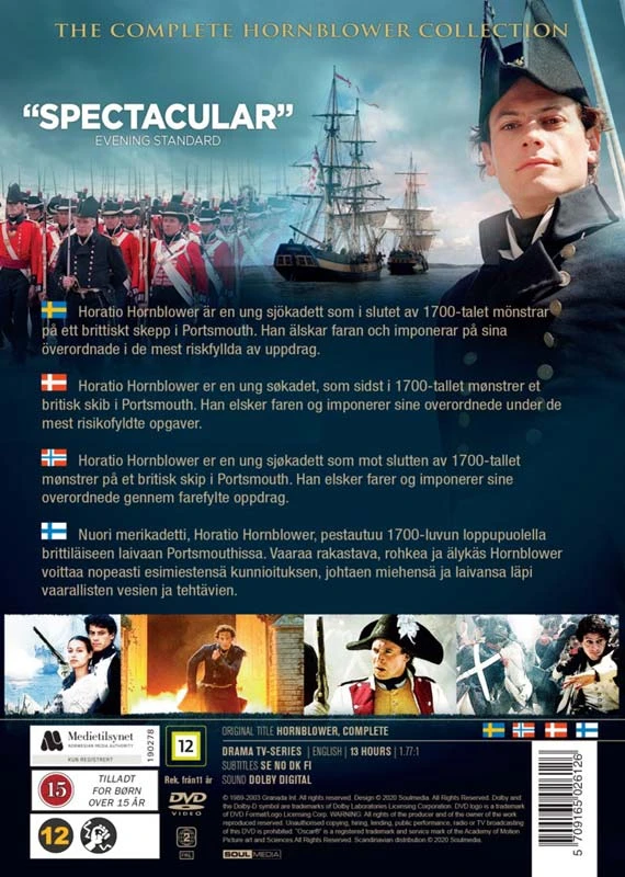 „Hornblower“: pilna kolekcija (8 diskų)
