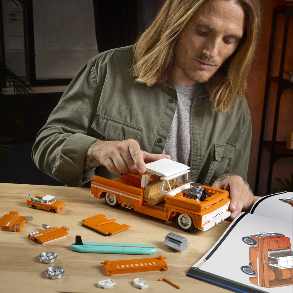 MATTEL BRICK SHOP HOT WHEELS konstruktorius – Elite Chevy (JFT20)