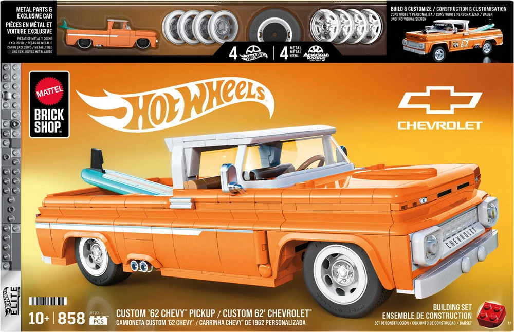 MATTEL BRICK SHOP HOT WHEELS konstruktorius – Elite Chevy (JFT20)