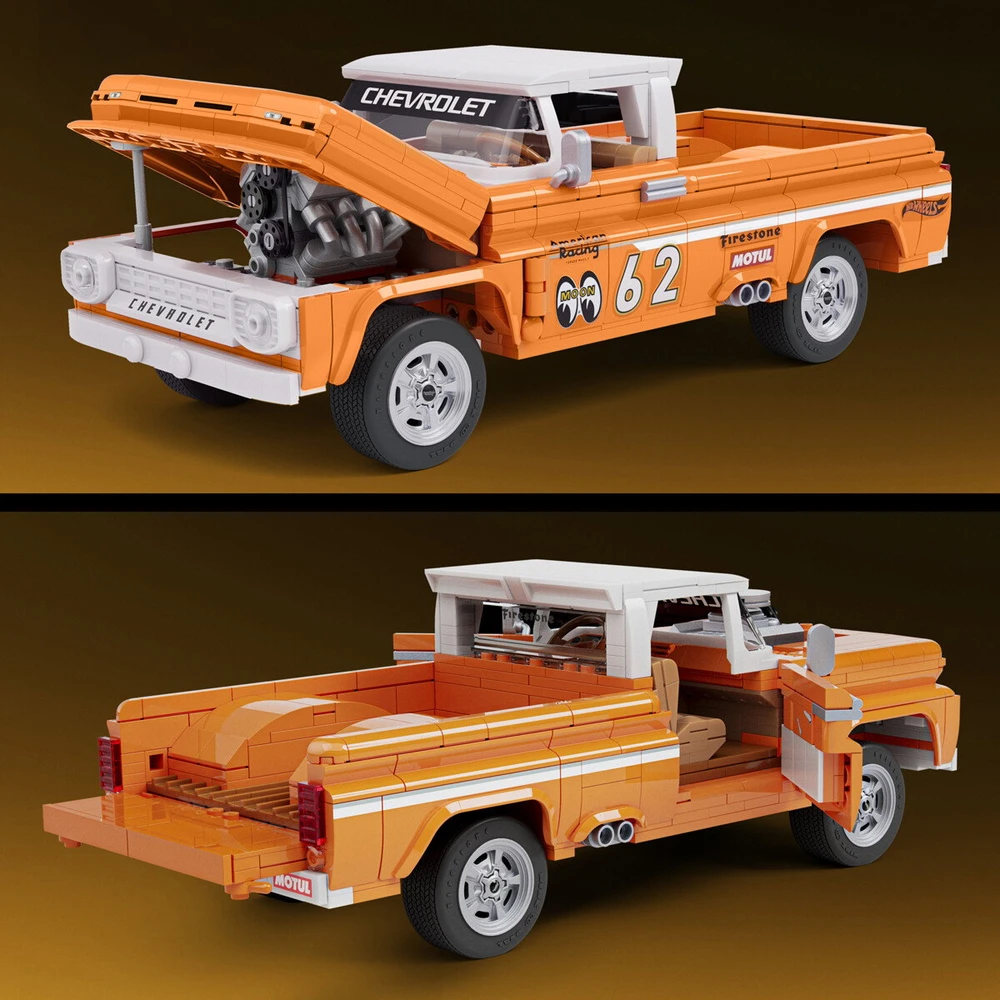 MATTEL BRICK SHOP HOT WHEELS konstruktorius – Elite Chevy (JFT20)