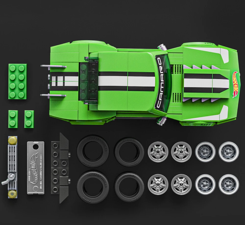 „Hot Wheels“ – „Brick Shop Speed ​​Series 1968 Camaro“ (JFT16)