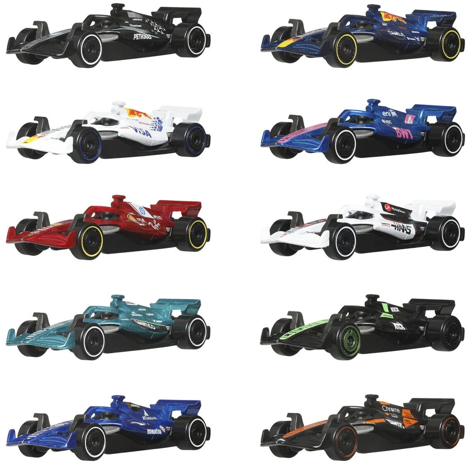 Mattel HOT WHEELS F1 bolidų rinkinys (10 vnt.) (JMM24)