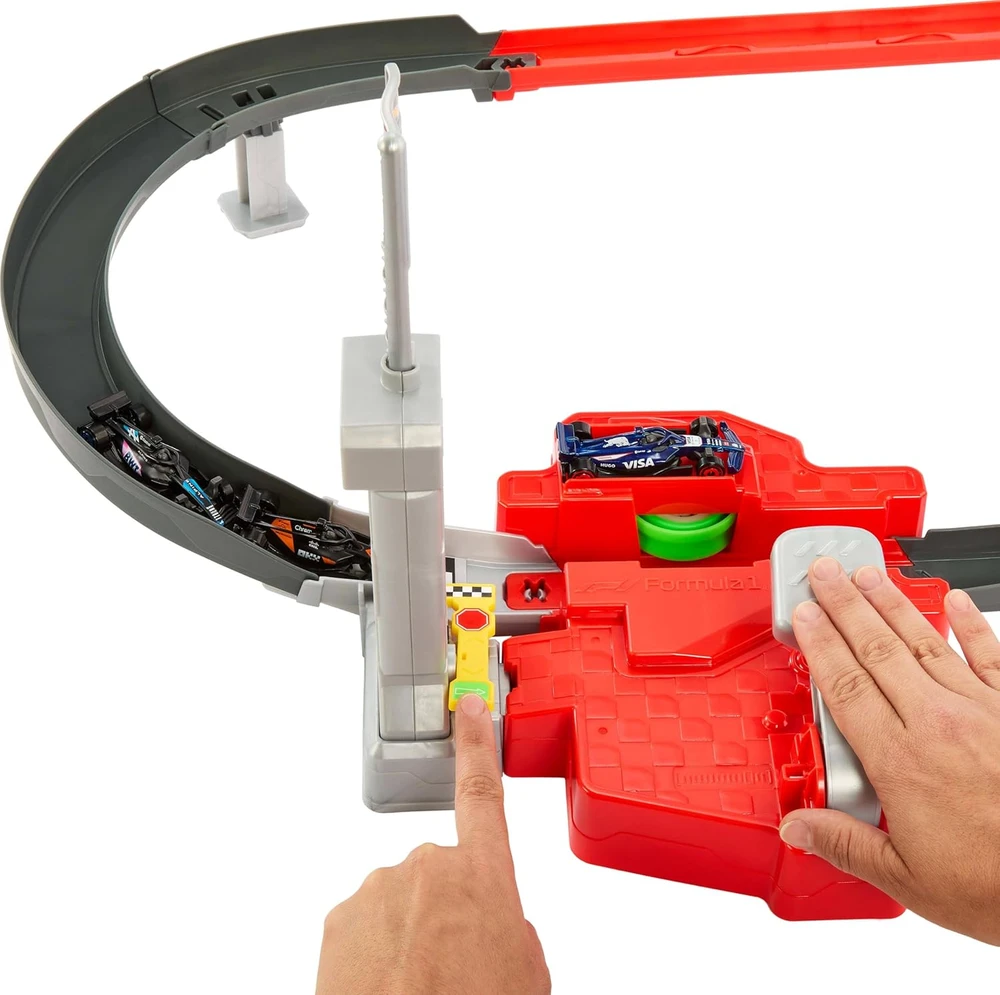 Mattel HOT WHEELS F1 lenktynių trasos rinkinys – Racing Sprint (JDY15)