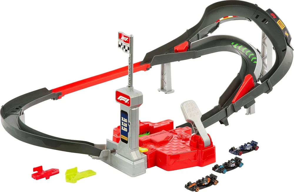 Mattel HOT WHEELS F1 lenktynių trasos rinkinys – Racing Sprint (JDY15)