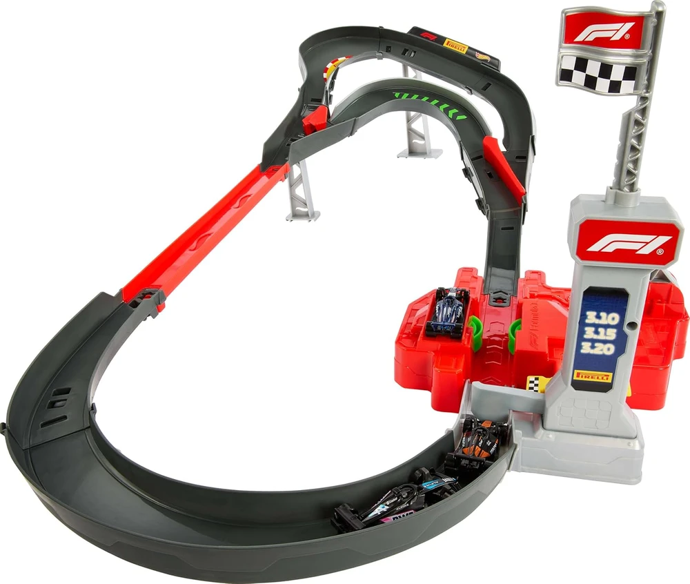Mattel HOT WHEELS F1 lenktynių trasos rinkinys – Racing Sprint (JDY15)