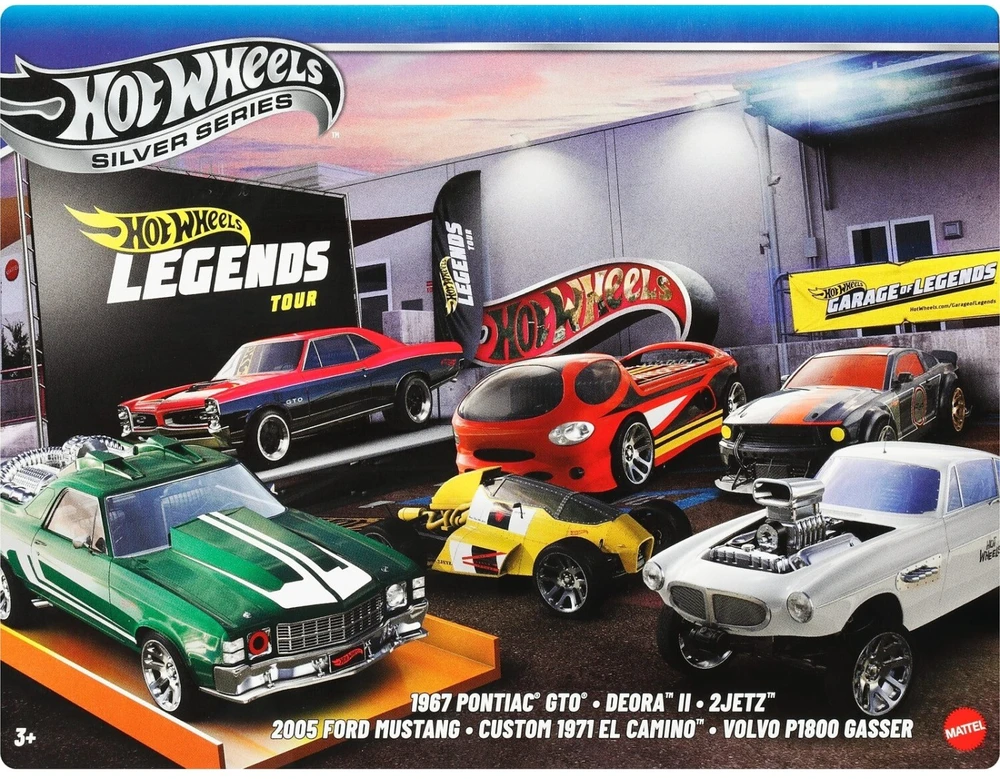 Mattel HOT WHEELS šešių legendinių automodeliukų rinkinys (JBY78)
