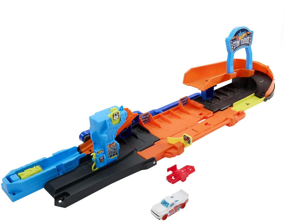 „Hot Wheels“ – miestą transformuojantis kaskadininkų garažas (JHL94)