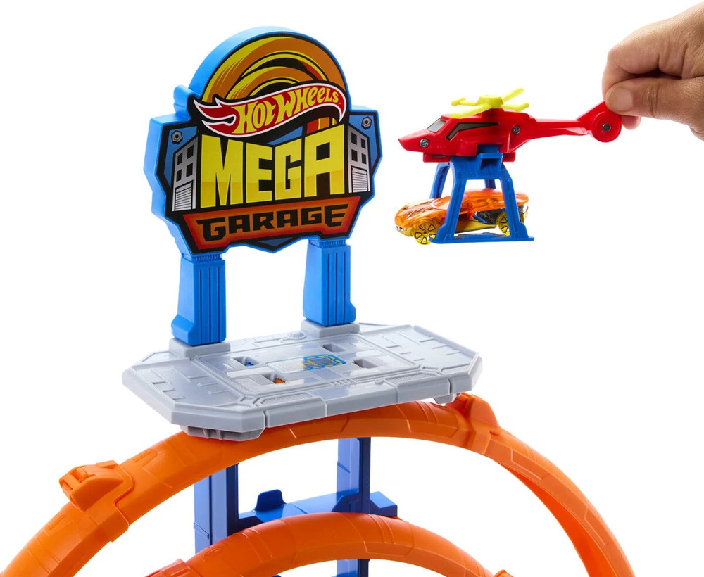 Mattel HOT WHEELS Rinkinys – Mega garažas su kilpomis (JBM74)